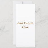 WILDBLUMEN RACK CARD (Rückseite)