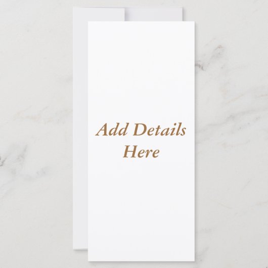 WILDBLUMEN RACK CARD (Rückseite)