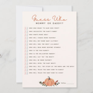 Wildblumen raten, wer Baby Duschkarte hat Einladung