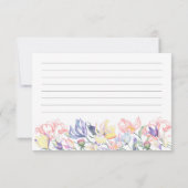 Wildblumen - Rezept für Brautpartys (Rückseite)