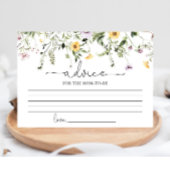 Wildblumen Romantische Blumenberatung für Mama-Elt Begleitkarte