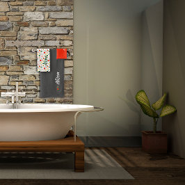 Wildblumen Rot grün Badhandtuch Set