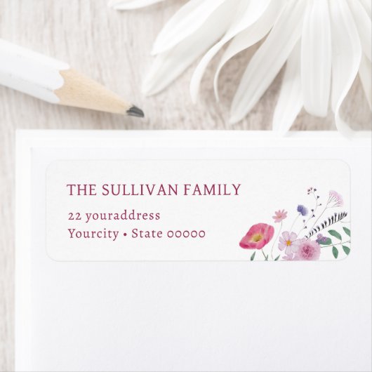 Wildblumen Rücksendeadresse (Insitu)