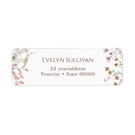 Wildblumen Rücksendeadresse