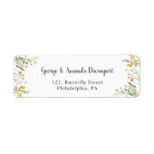 Wildblumen Rücksendekennzeichen (Vorne)