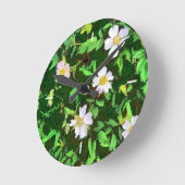 WILDBLUMEN RUNDE WANDUHR (Winkel)