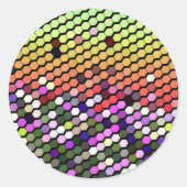 WILDBLUMEN RUNDER AUFKLEBER (Vorderseite)