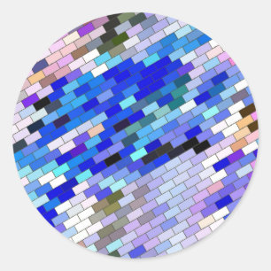 WILDBLUMEN RUNDER AUFKLEBER