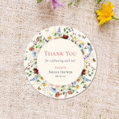 Wildblumen Runder Aufkleber