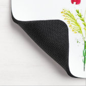 Wildblumen Rustikal Mousepad (Ecke)
