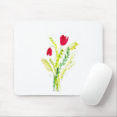 Wildblumen Rustikal Mousepad (Mit Mouse)