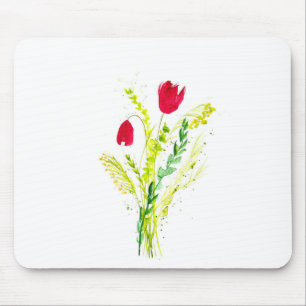 Wildblumen Rustikal Mousepad