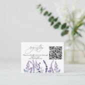 Wildblumen-Rustikale-Hochzeitsdusche Begleitkarte (Stehend Vorderseite)