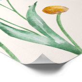 Wildblumen-Rustikale-Land-Hochzeitsbegrüßung Poster (Ecke)