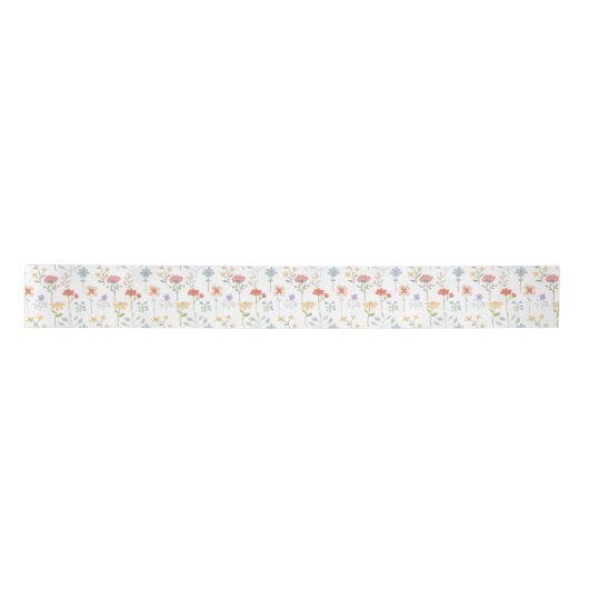 Wildblumen Satinband (Vorderseite)