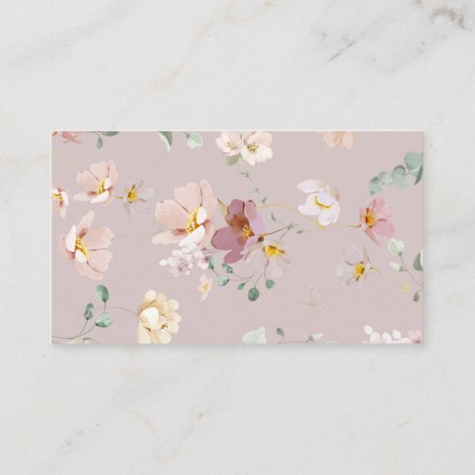 Wildblumen schätzen, wie viele Küsse Bridgame Begleitkarte (Rückseite)