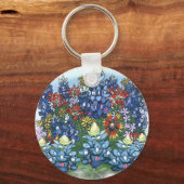 Wildblumen Schlüsselanhänger (Vorderseite)