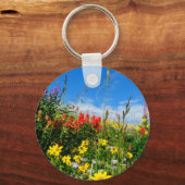 Wildblumen Schlüsselanhänger (Vorderseite)