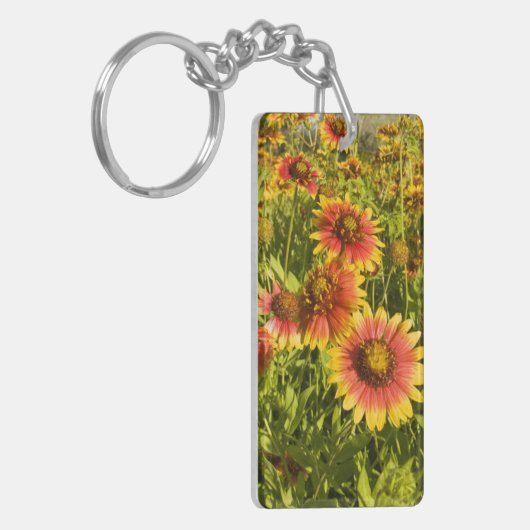 Wildblumen Schlüsselanhänger (Vorderseite links)