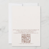 Wildblumen-Schmetterling-Ländlicher-Garten-QR-Code Einladung (Rückseite)
