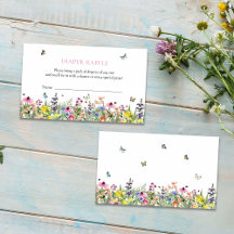 Wildblumen Schmetterlinge Windelwinddusche