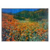 Wildblumen Schneidebrett (Vorderseite)