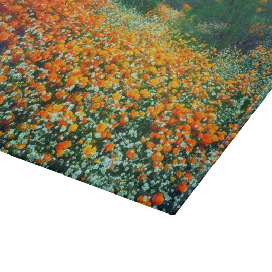 Wildblumen Schneidebrett (Ecke)