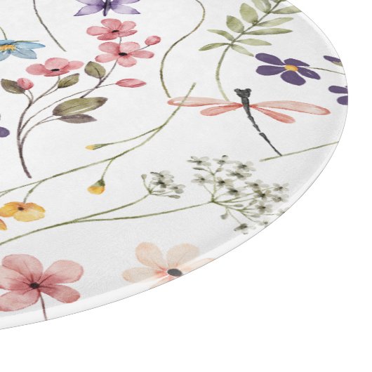 Wildblumen | schneidebrett (Ecke)