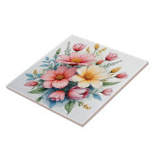 Wildblumen Schöne Trendige Luxus-Kollektion Fliese (Seite)
