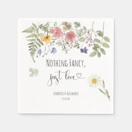 Wildblumen Serviette