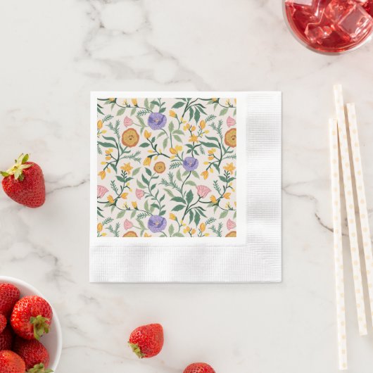Wildblumen Serviette (Beispiel)