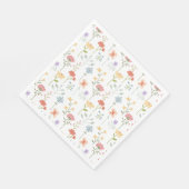 Wildblumen Serviette (Ecke)