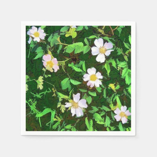 WILDBLUMEN SERVIETTE (Vorderseite)