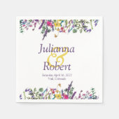 Wildblumen-Servietten Serviette (Vorderseite)