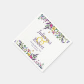 Wildblumen-Servietten Serviette (Ecke)