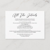 Wildblumen setzen den QR-Code für Grüne Hochzeiten Begleitkarte (Vorderseite)