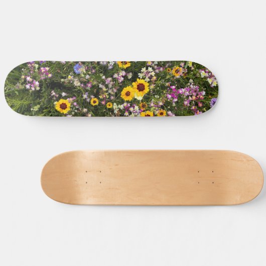 Wildblumen Skateboard (Horizontal)