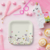 Wildblumen skurriles Party Pappteller (Party)