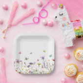 Wildblumen skurriles Party Pappteller (Party)