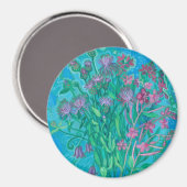 Wildblumen Sommer Blume Bouquet Blumenbemalung Magnet (Vorderseite/Rückseite)