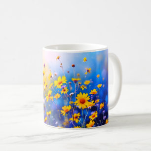 Wildblumen Sommer Kaffeetasse
