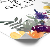 Wildblumen-Sonnenblumen-Karten & Geschenke Schild (Ecke)