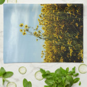 Wildblumen Sonnenblumen Küchentuch (Gefaltet)