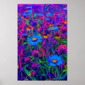 Wildblumen Spannung Poster (Vorne)
