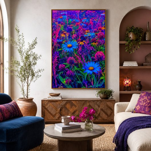 Wildblumen Spannung Poster