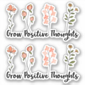 Wildblumen Sticker für Inspiration (Vorderseite)