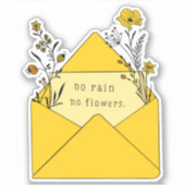 Wildblumen Sticker für Inspiration (Vorderseite)