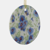 Wildblumen-Stiefmütterchen-Schmuck Keramikornament (Rechts)