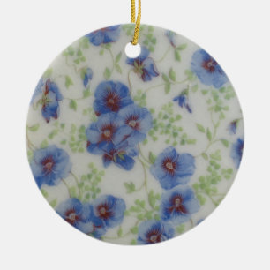Wildblumen-Stiefmütterchen-Schmuck Keramikornament