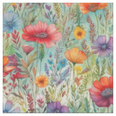 Wildblumen Stoff (Nahaufnahme)